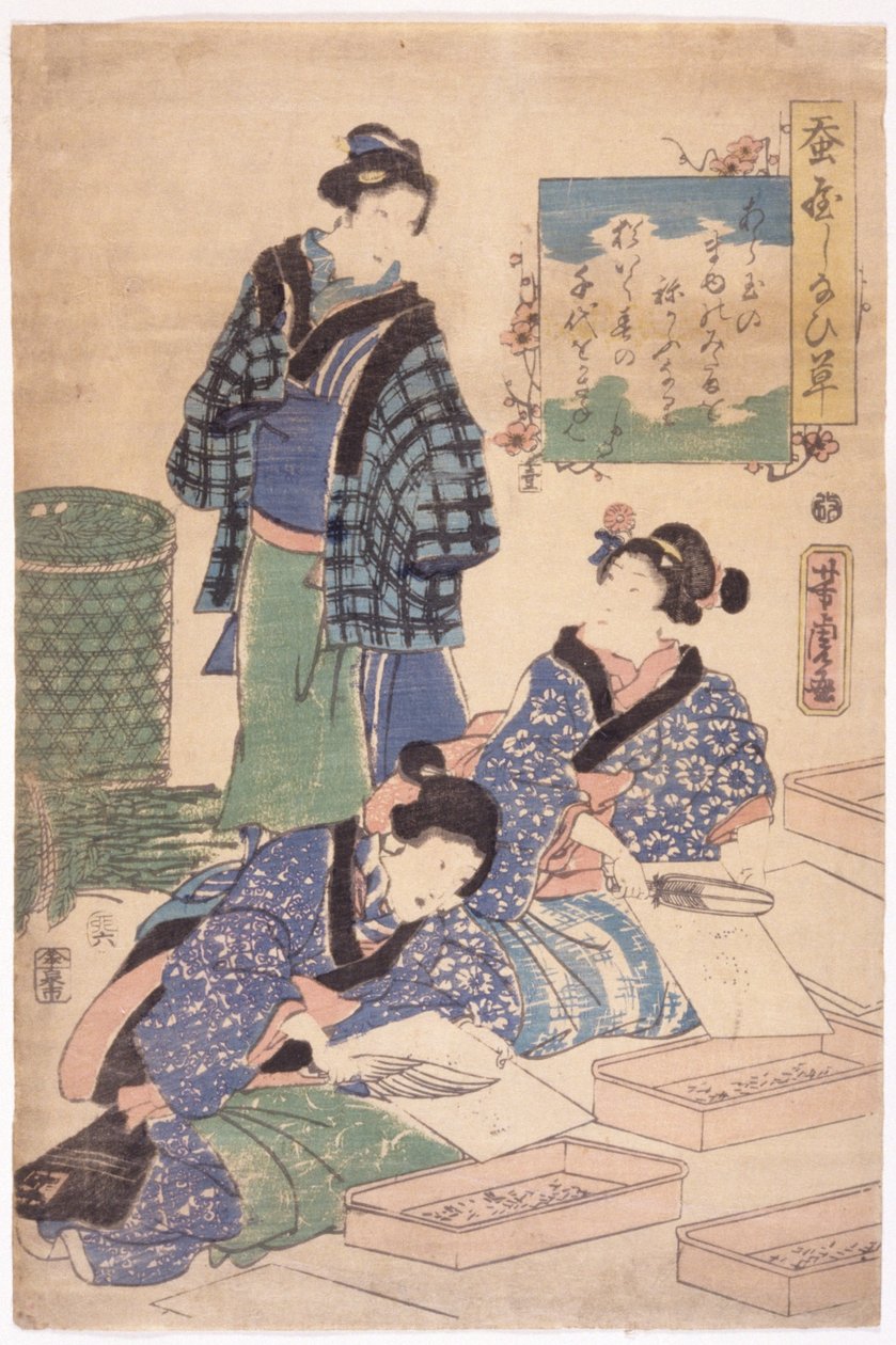 Bez názvu (barevný dřevoryt) od School Japanese