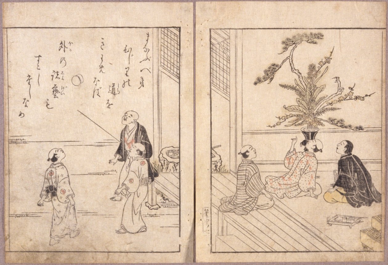 Bez názvu (barevný dřevoryt) od School Japanese