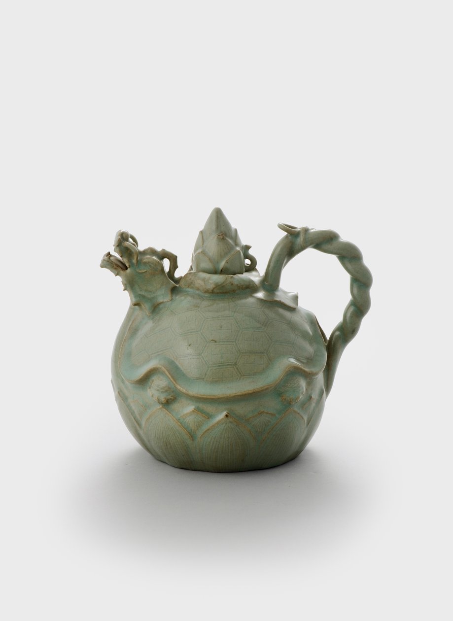 Ewer (kamenina se seladonovou glazurou) od School Korean