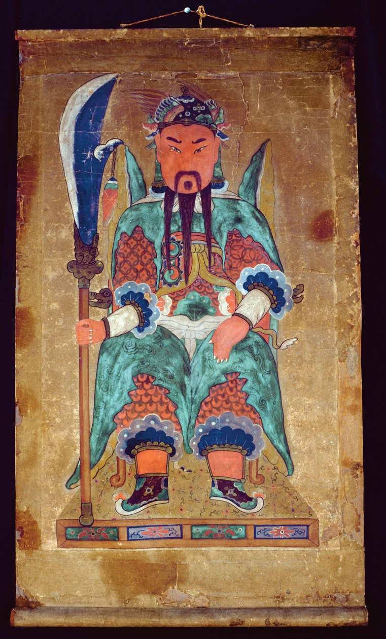 Gwanwoojanggun (přírodní pigment na papíře) od School Korean