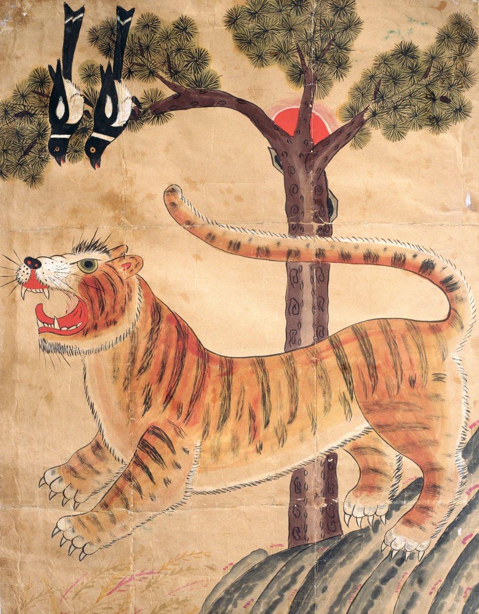 Seonangsin (přírodní pigment na papíře) od School Korean