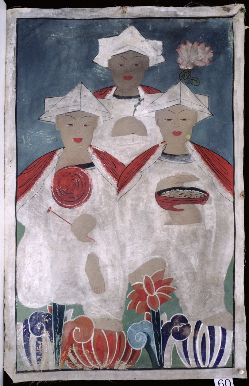 Simbul Jeseok (přírodní pigment na hedvábí) od School Korean