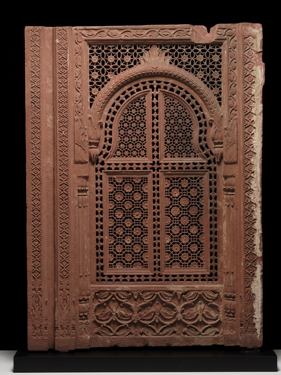 Pár obrazovek Jali, cca 18. století (pískovec) od School Mughal