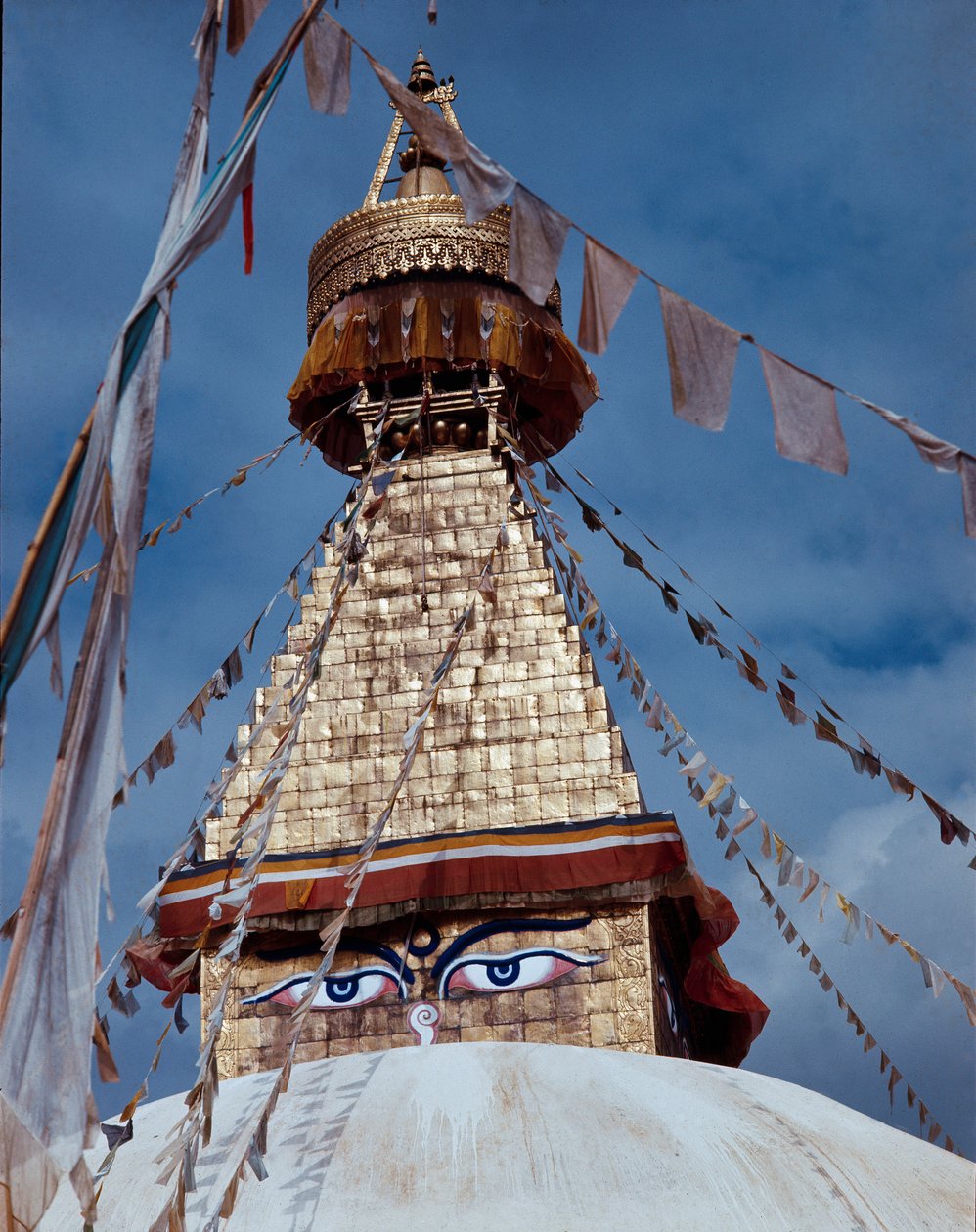 Buddhistická stúpa, 8. století od School Nepalese