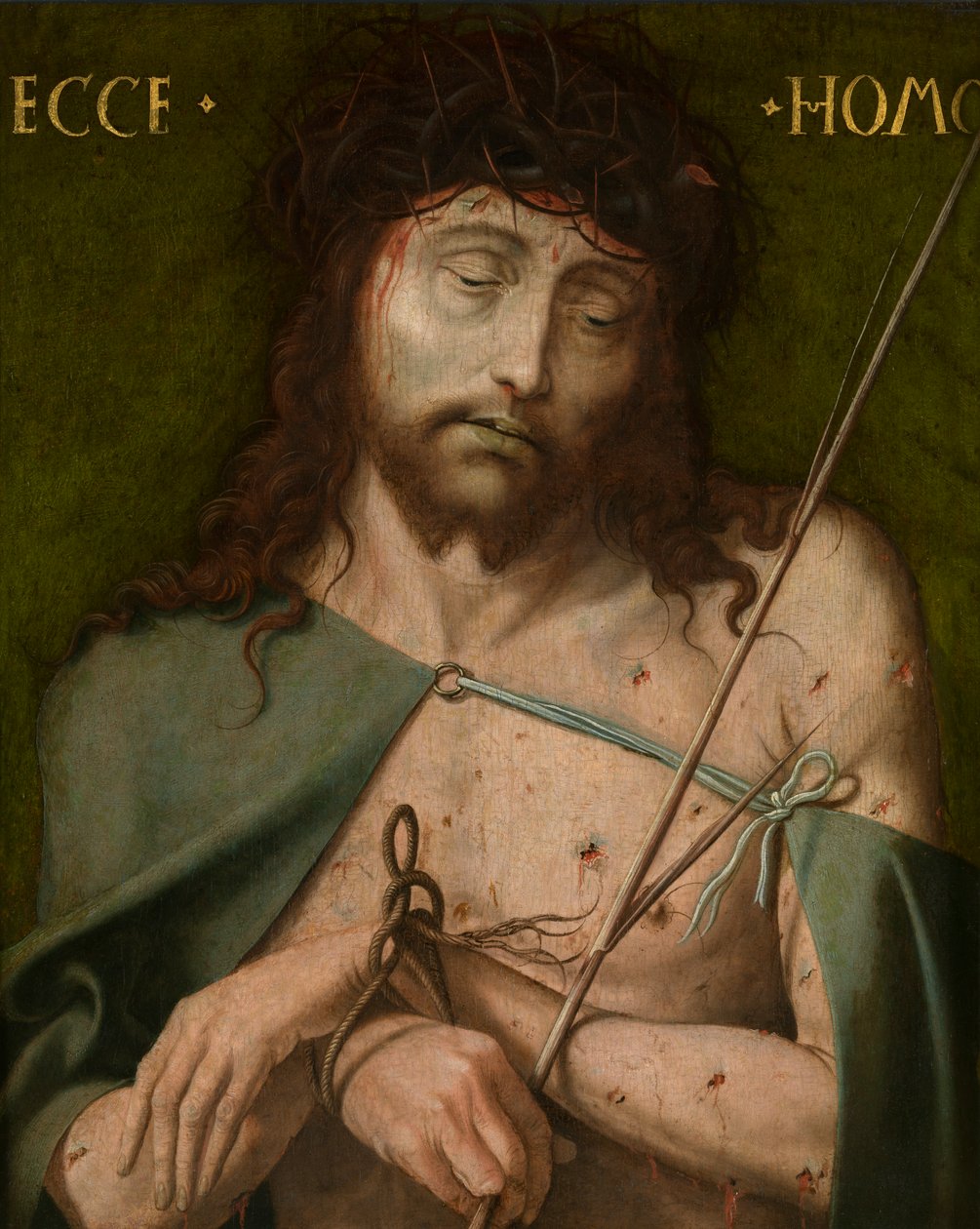 ECCE HOMO, první polovina 16. století (olej na panelu) od School Netherlandish