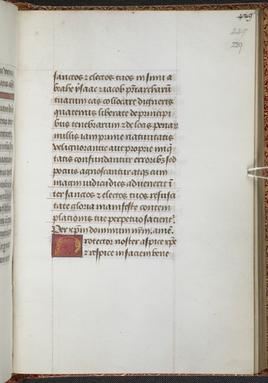 Kings 9, f.229r, Kniha hodin, Užití Sarum ("Kniha hodin Anny Boleynové") (pergamen) od School Netherlandish