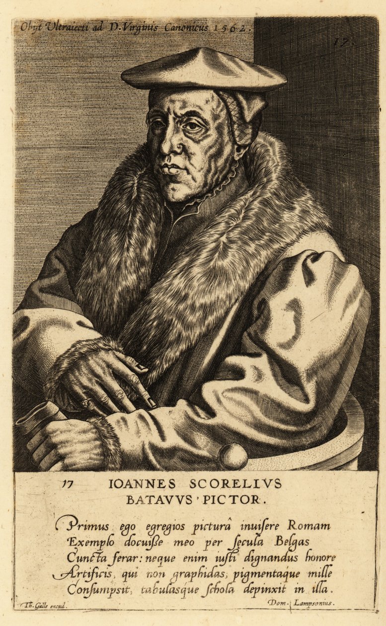 Portrét Jana van Scorela, holandského malíře od School Netherlandish