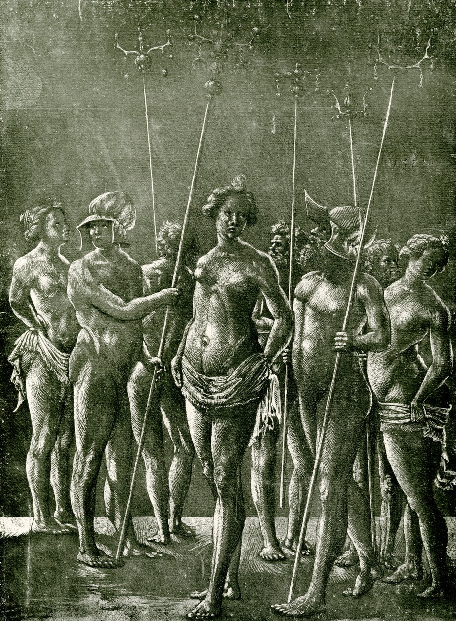 Neznámá ilustrace po italském příkladu od School Netherlandish