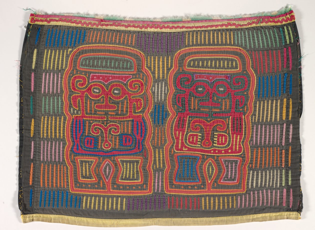 Panel košile (mola), Kuna People, San Blas Islands, cca 1950 (aplikovaná bavlna) od School Panamanian