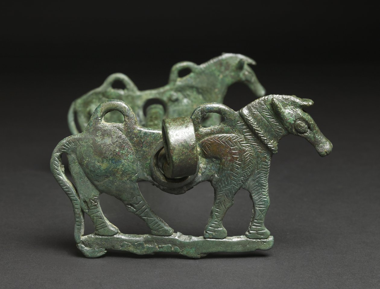 Horse Bit, možná 9.-7. století před naším letopočtem, Írán (bronz) (viz také 113753) od School Persian