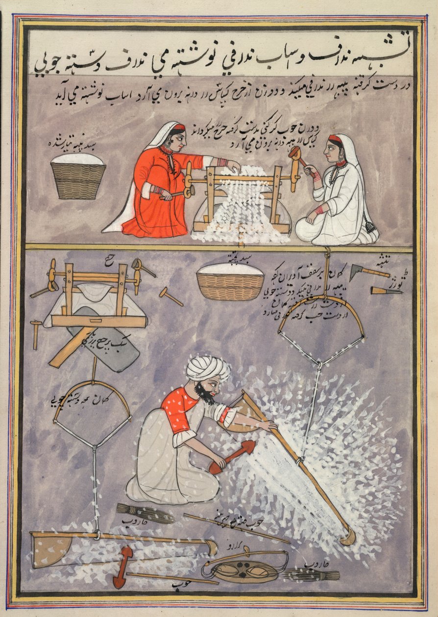 Práce s bavlnou od School Persian