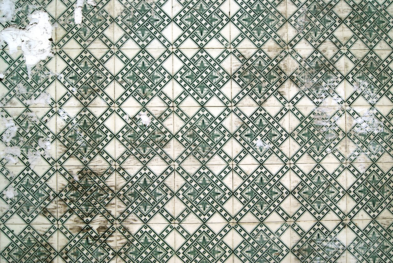 Tradiční panel, Lisabon, Portugalsko (keramické dlaždice) od School Portuguese