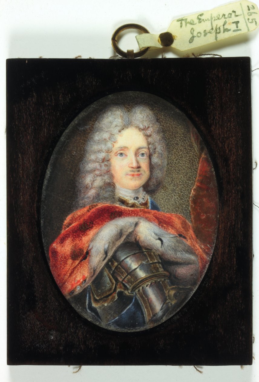 Císař Josef I. (smalt) od School Prussian
