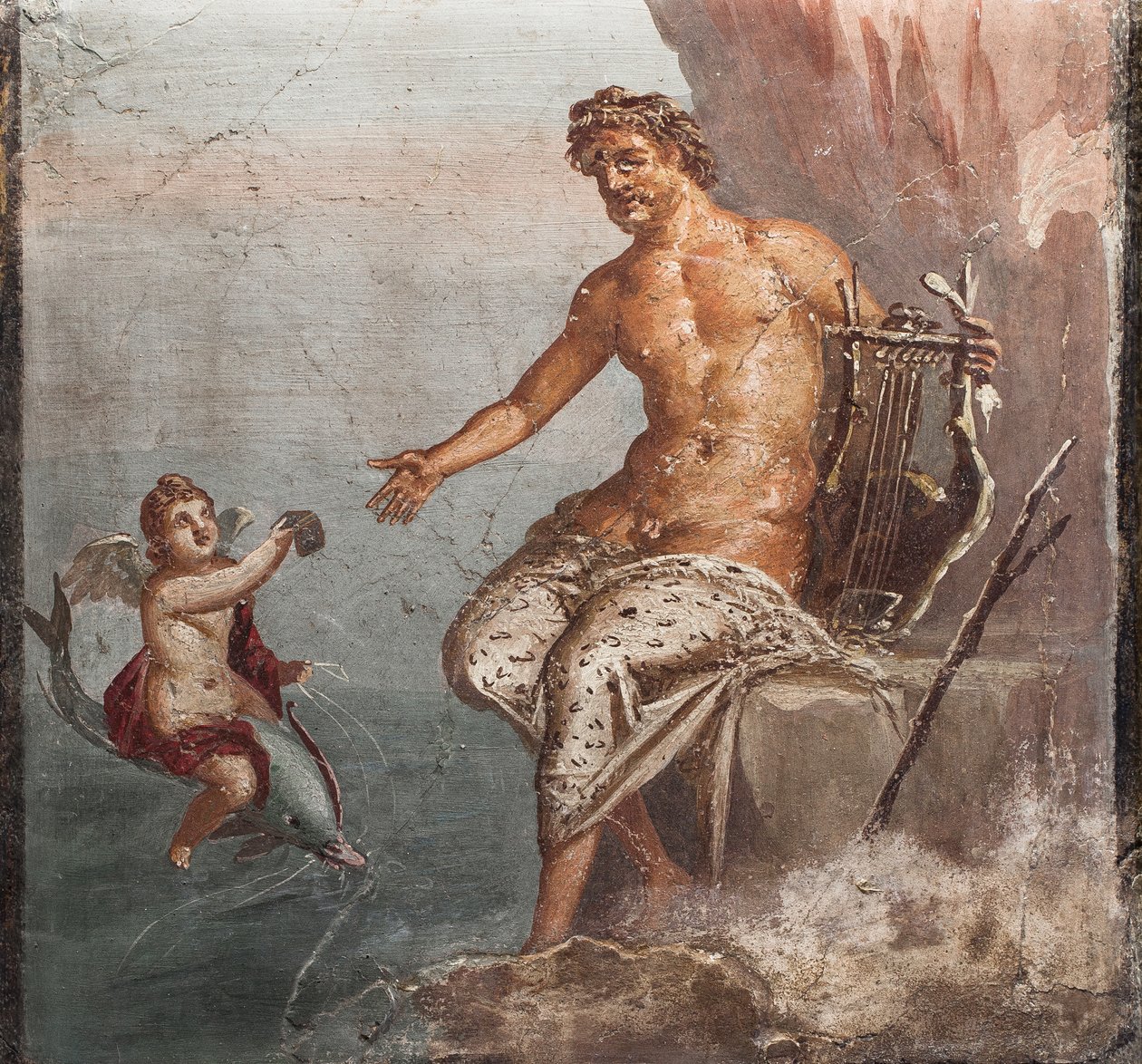 Polyfémus a Galatea, Herkulaneum od School Roman