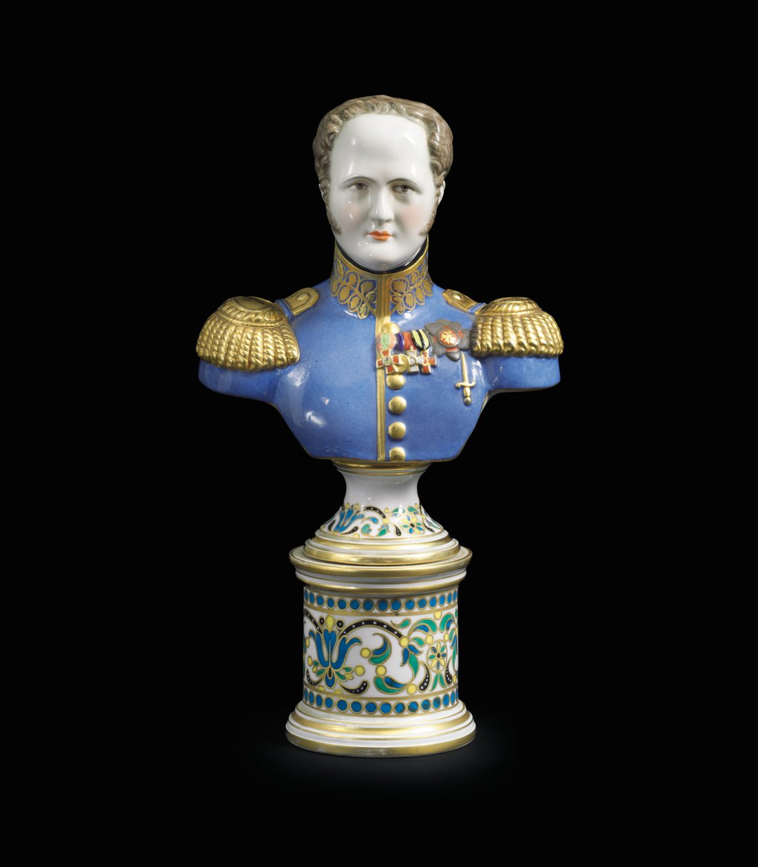 Porcelánová busta císaře Alexandra I. 1825-1850 (porcelán) od School Russian