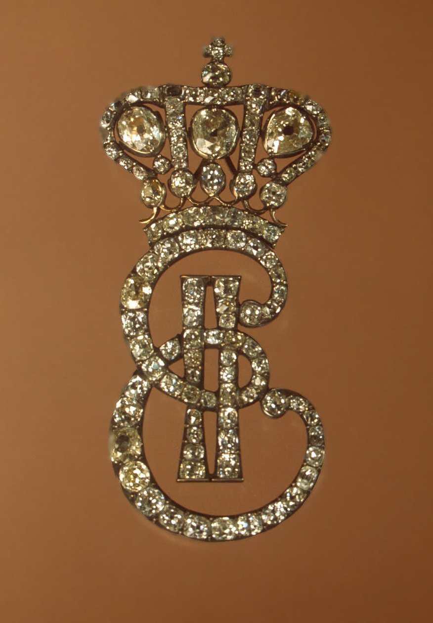 Příslušenství pro čestnou pannu, cca 1770-80 (diamant) od School Russian