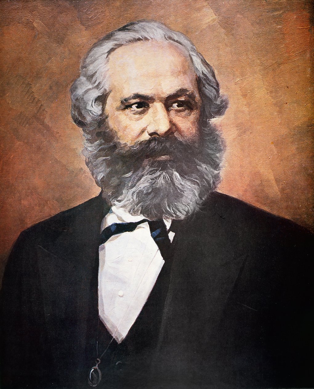 Karl Marx (barevné lito) od School Russian