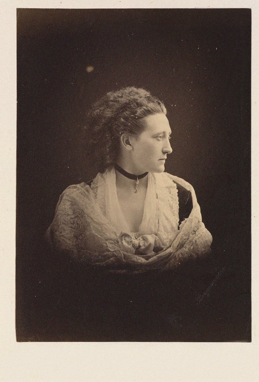 Marie Maximilianovna de Leuchtenberg - princezna Maria Maximilianovna z Leuchtenbergu (1841-1914), anonym . litografie od School Russian