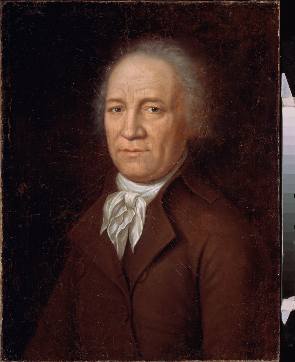 Portrét farmáře Andreje Bolotova (1738-1833). Obraz od ruského mistra, olej na plátně, konec 18. století. Státní historické muzeum, Moskva. od School Russian