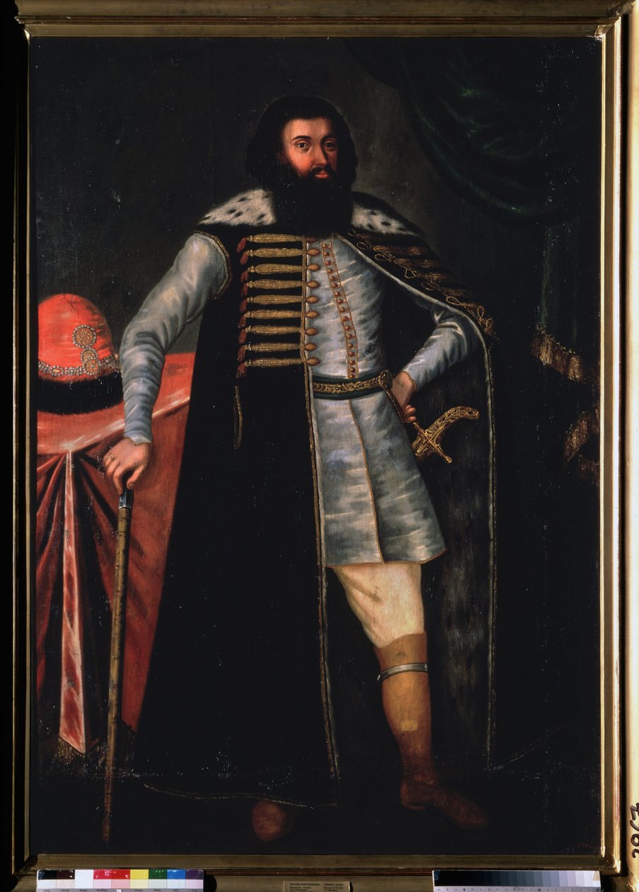 Portrét hraběte Ivana Repnina (?). Obraz ruského mistra, olej na plátně, 2. pol. 17. stol. Starověké ruské umění. Státní ruské muzeum, Petrohrad. od School Russian