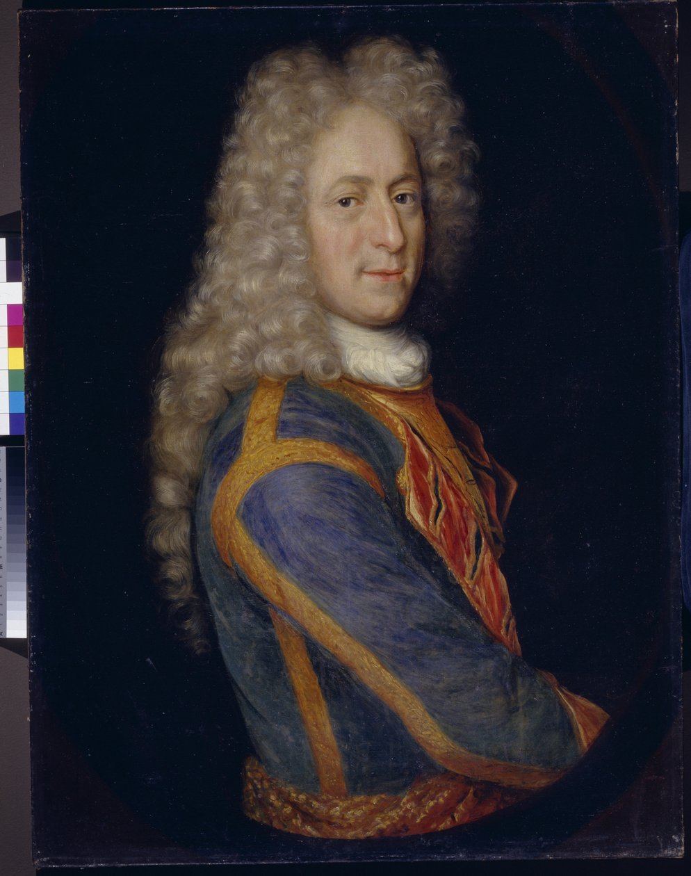 Portrét maršála Ivana Jurijeviče Trubetskoye (1667-1750) (Portrét Ivana Jurijeviče Trubetskoye). Anonymní obraz, olej na plátně od School Russian