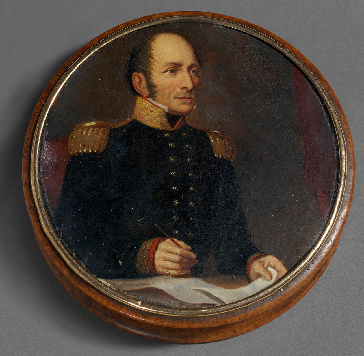 Portrait du marechal russe Michel (Mikhail) Bogdanovitch Barclay de Tolly (Barclay-de-Tolly) (1761-1818) - Anonyme od School Russian