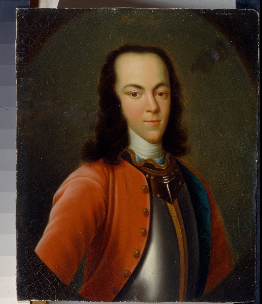 ""Portrét careviče nebo velkovévody Alexise Petroviče Romanova z Ruska (1690-1718)"" Anonymní regionální muzeum umění 18. století, Rostov na Donu od School Russian