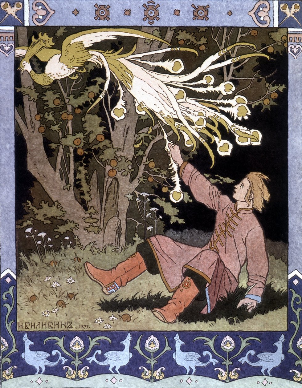Vezměte si „The Firebird““ - ruská ilustrace od School Russian