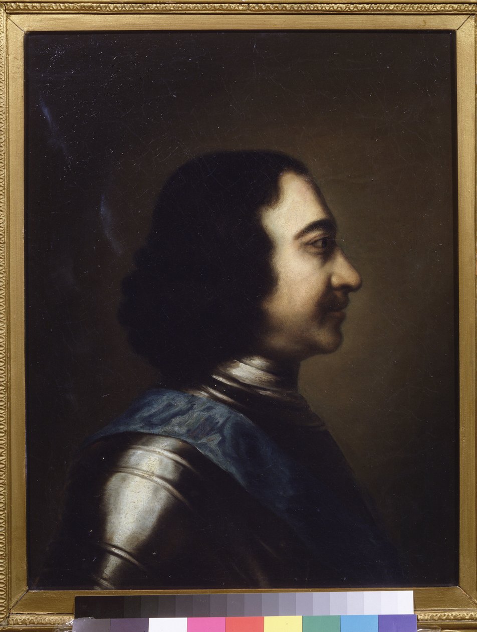 Petr i Veliký (1672-1725) od School Russian