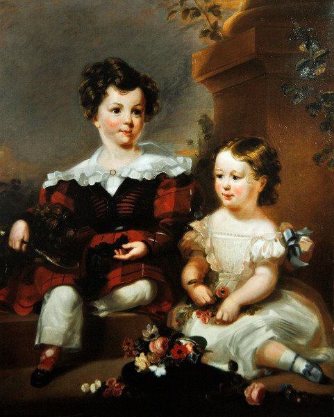 Portrét Jana Ramsaye ze Stralochu (olej na plátně) od School Scottish