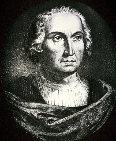 Kryštof Kolumbus (litografie) od School Spanish
