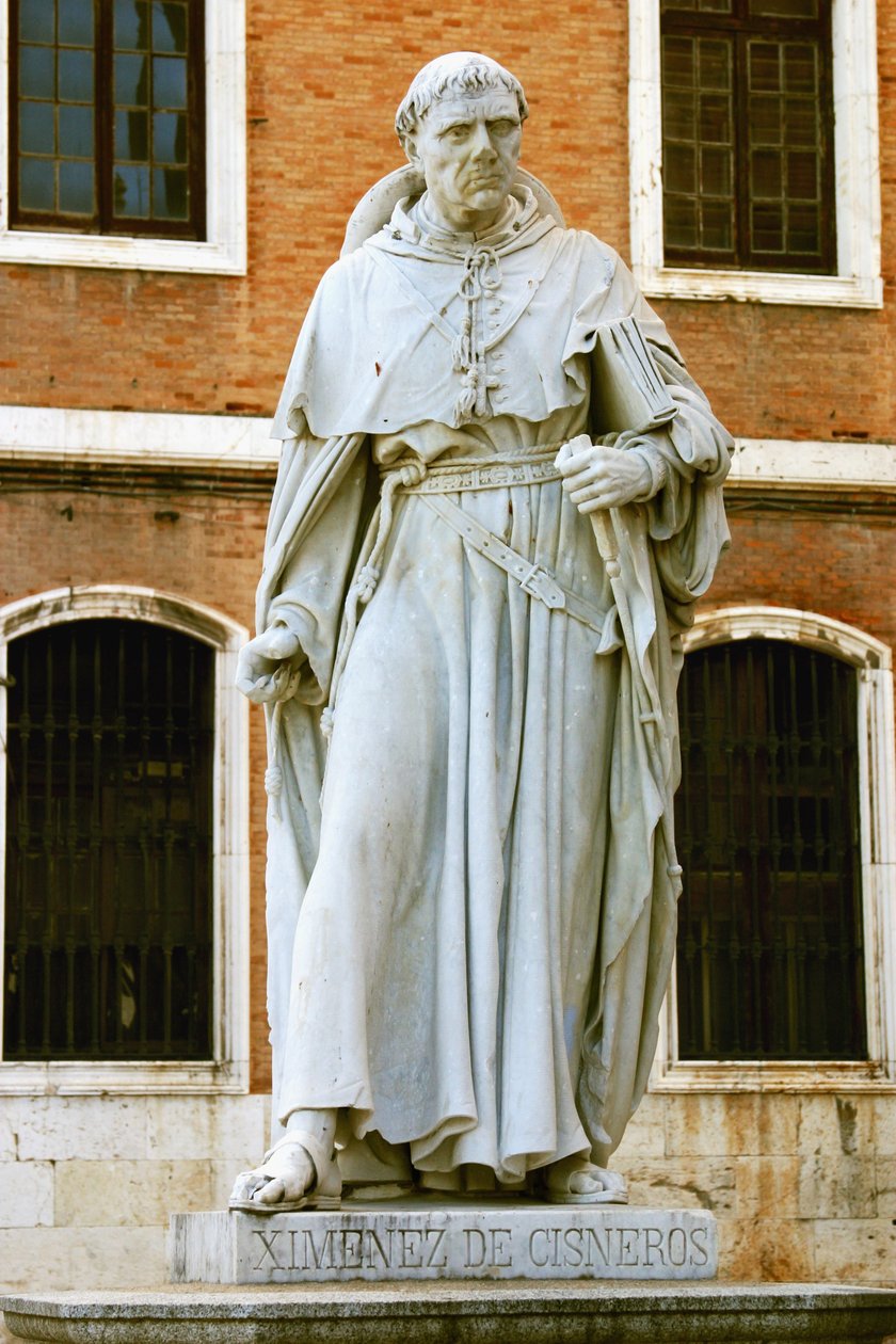 Francisco Ximinez de Cisneros (1436-1517) (mramor) od School Spanish