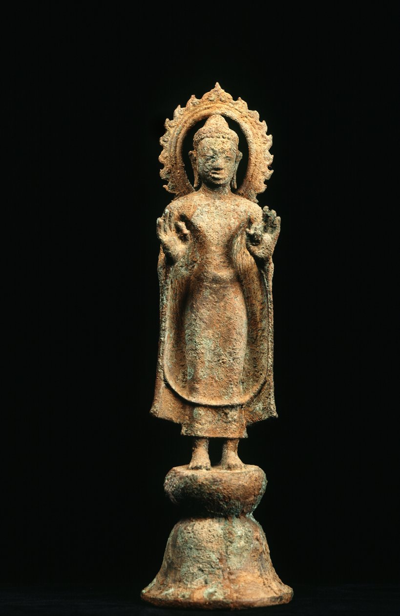 Buddha, období Dvaravati (bronz) od School Thai
