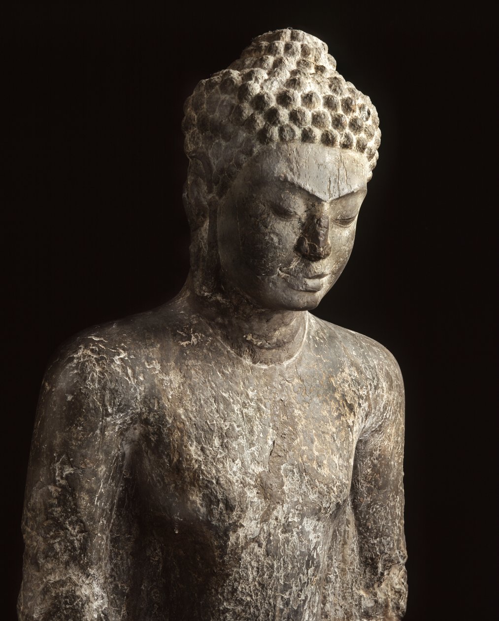 Buddha, období Dvaravati (bronz) od School Thai