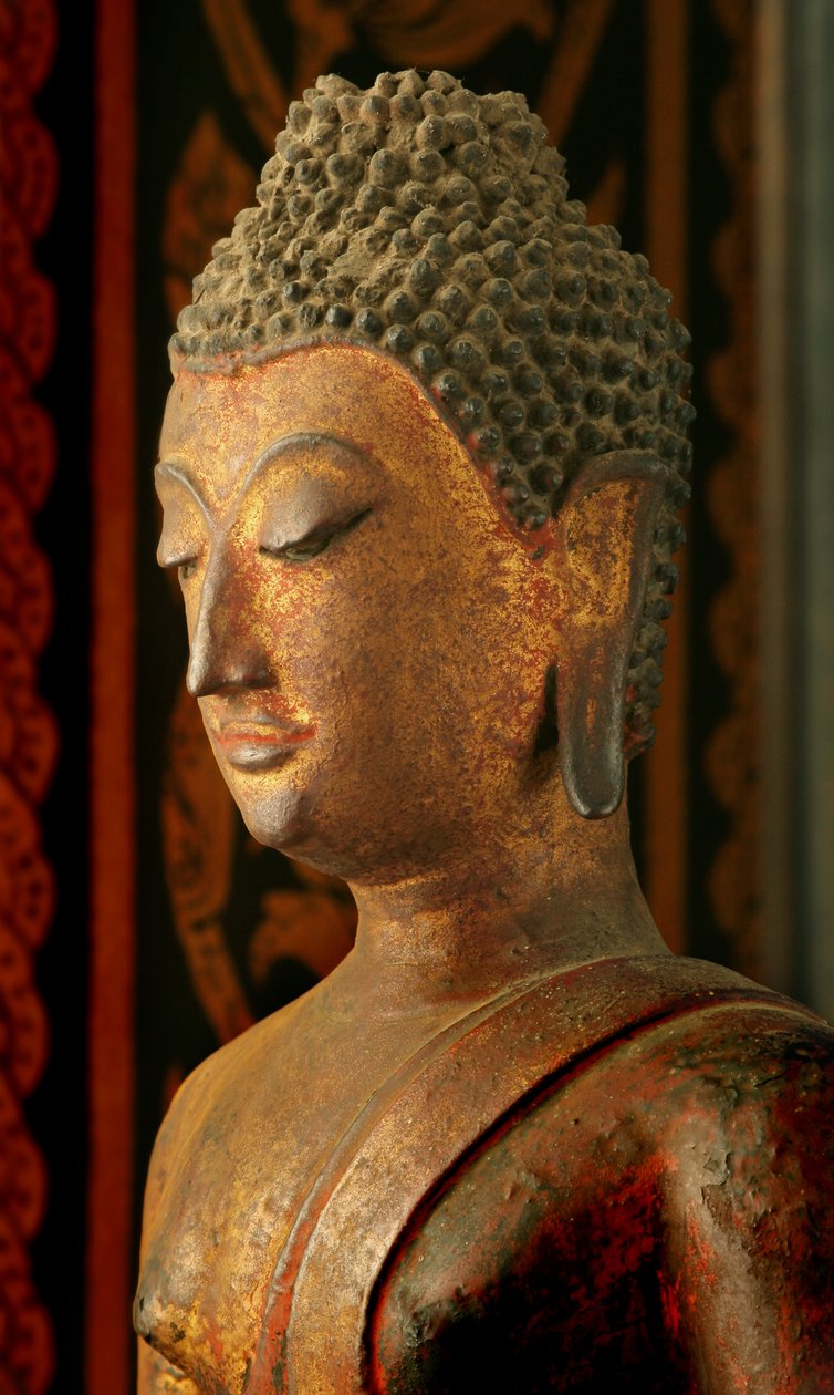 Buddha ve stylu Lanna Sukhthaya (bronzový) od School Thai
