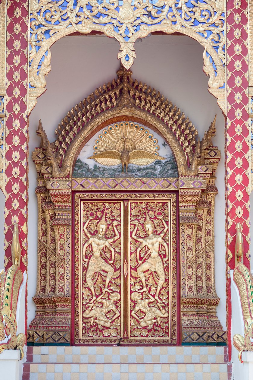 Dveře chrámu, Wat Phrathat Doi Suthep od School Thai