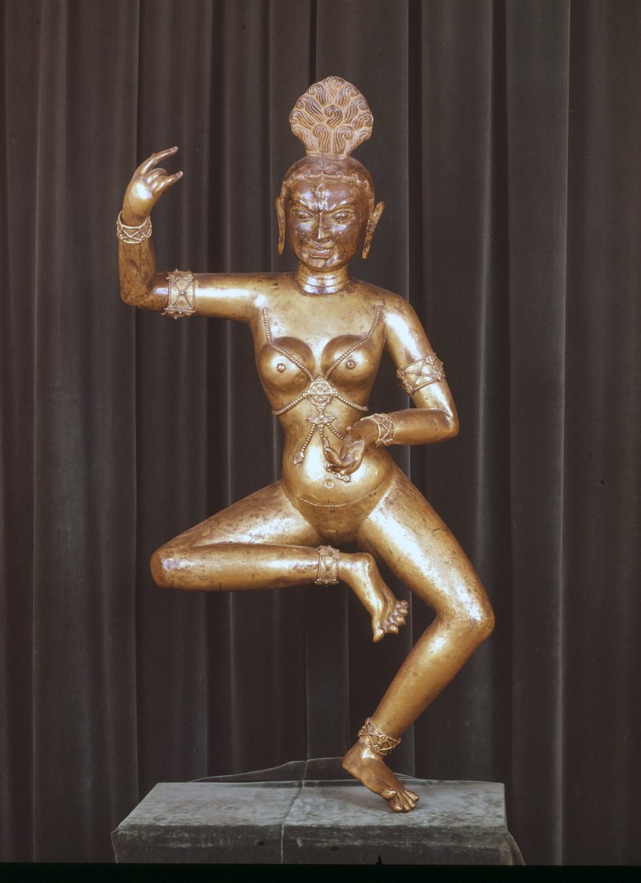 Bohyně Dakini, tibetský pekelný bůh. Soška, Musée Guimet, Paříž od School Tibetan