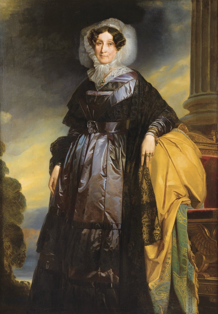 Portrét Adelaide dOrléans 1777-1847 od School of Franz Xaver Winterhalter