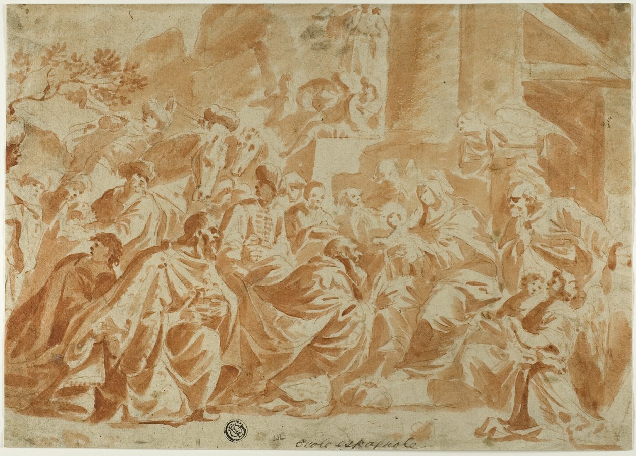 Klanění tří králů od School of Peter Paul Rubens