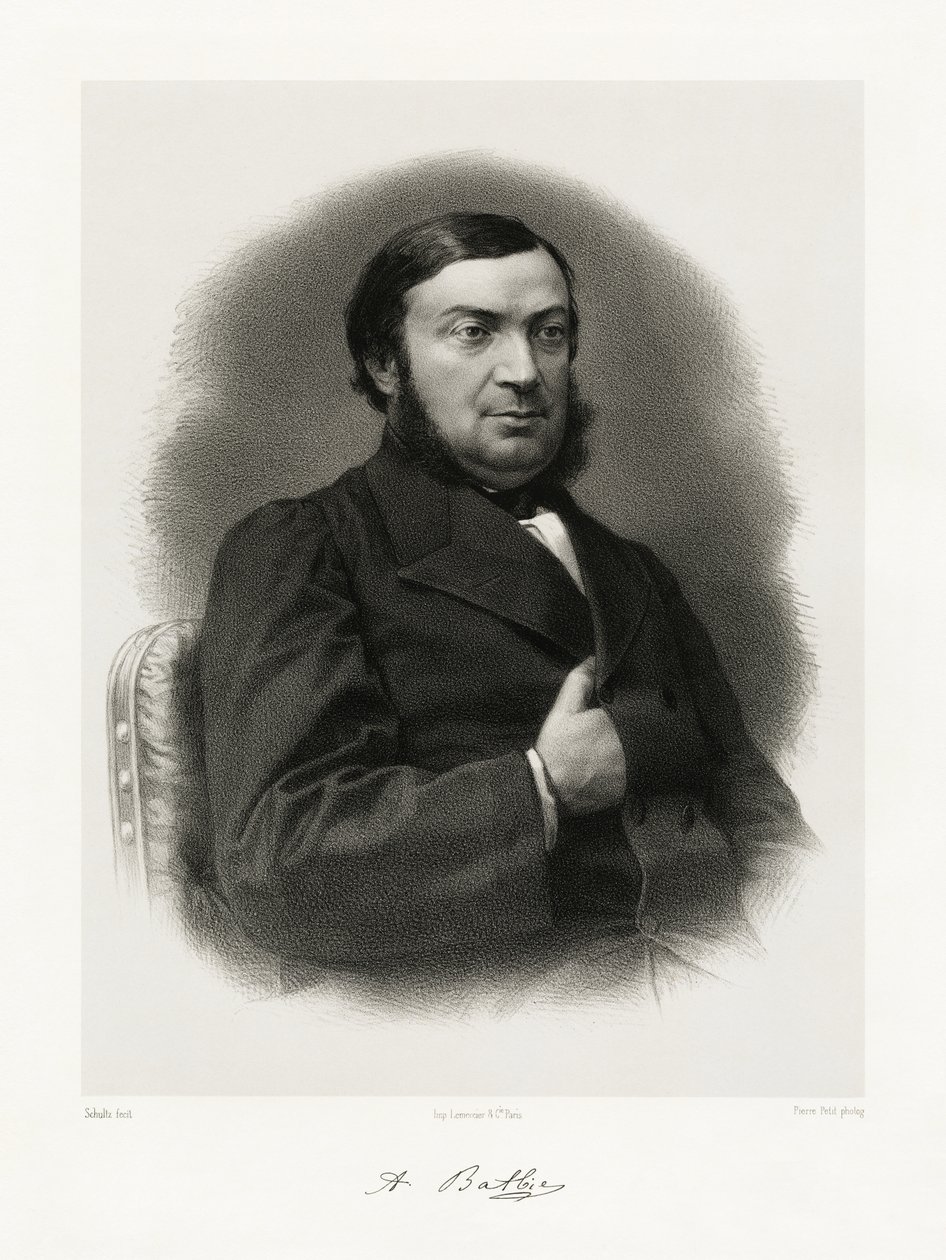 Anselme Batbie, 1865-66 od Schultz