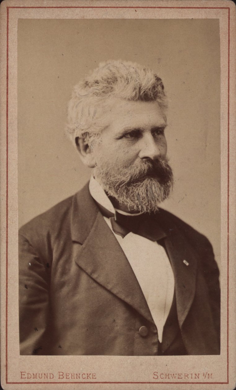 Portrét violoncellisty a skladatele Georga Goltermanna 1824-1898, c. 1880. od Schwerin . Photo studio Edmund Behncke
