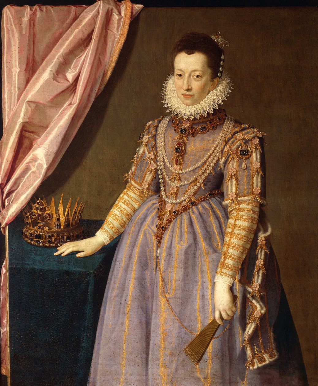 Portrét Kristýny Lotrinské, manželky velkovévody Ferdinanda I. de 