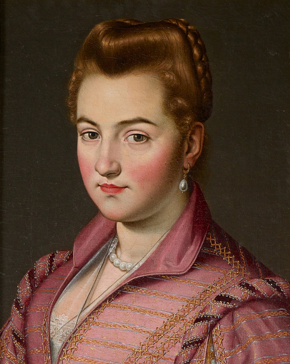 Parman talon nainen, mahdollisesti Costanza Colonna (öljy kankaalle) od Scipione (1550 98) (attr. to) Pulzone