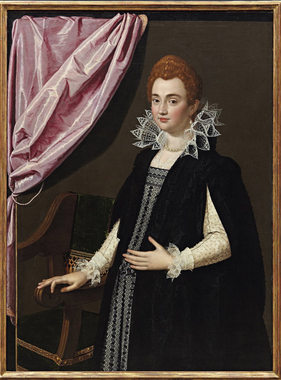 ""Portrét Marie de Medici (1575-1642)"" Malba Scipione Pulzone (1550-1598) - 1594 - Olej na plátně - Velikost 132,1x96,5 cm Soukromá sbírka od Scipione Pulzone
