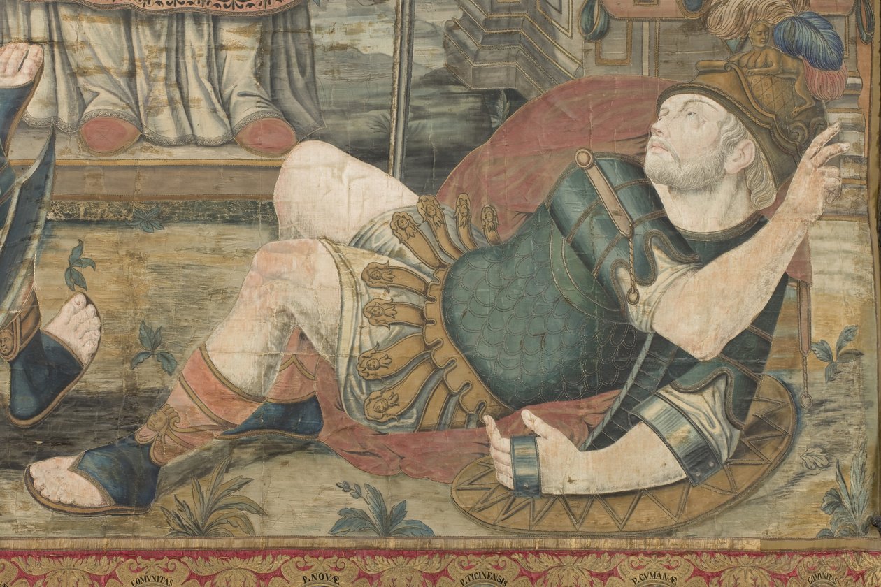 Gonfalone z Milána, detail od Scipione and Posterla Camillo da Delfinone