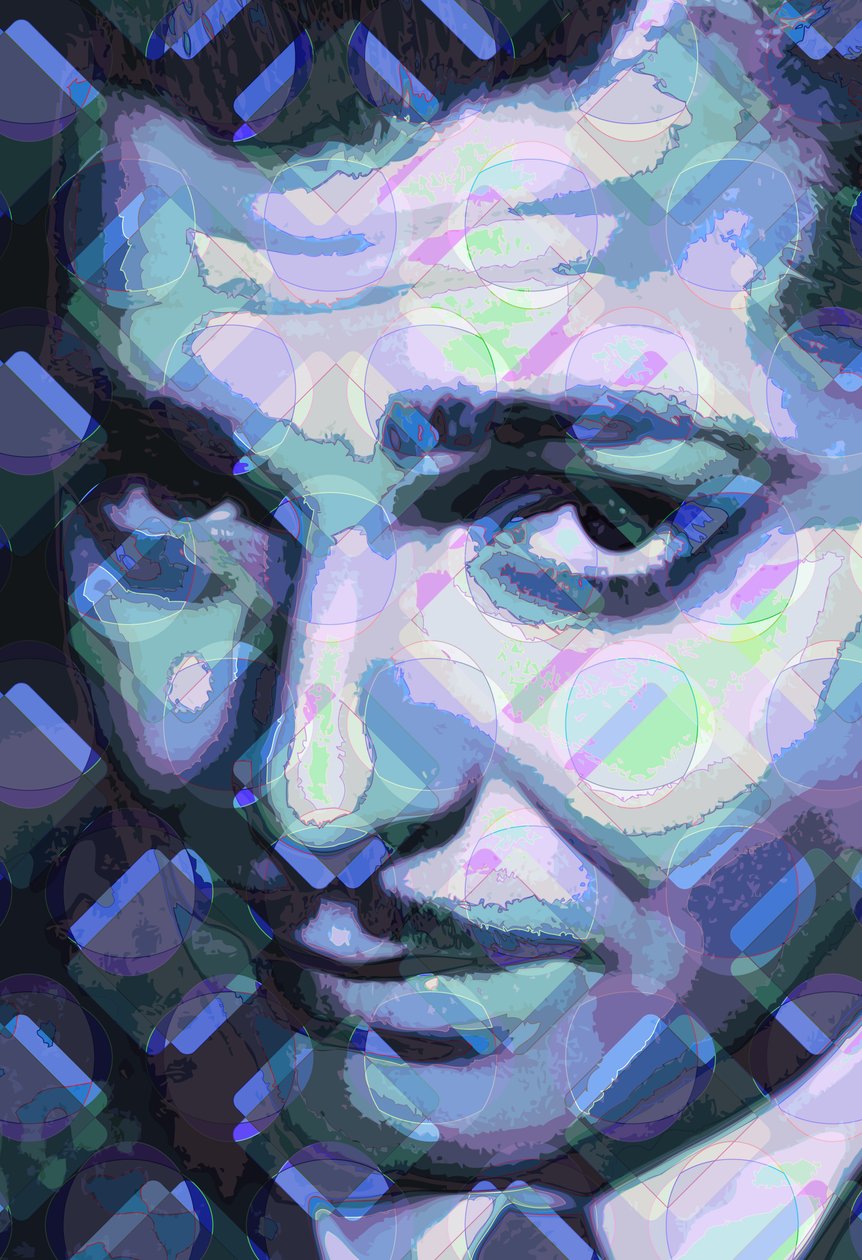 Clark Gable, 2013 (digitální) od Scott J. Davis