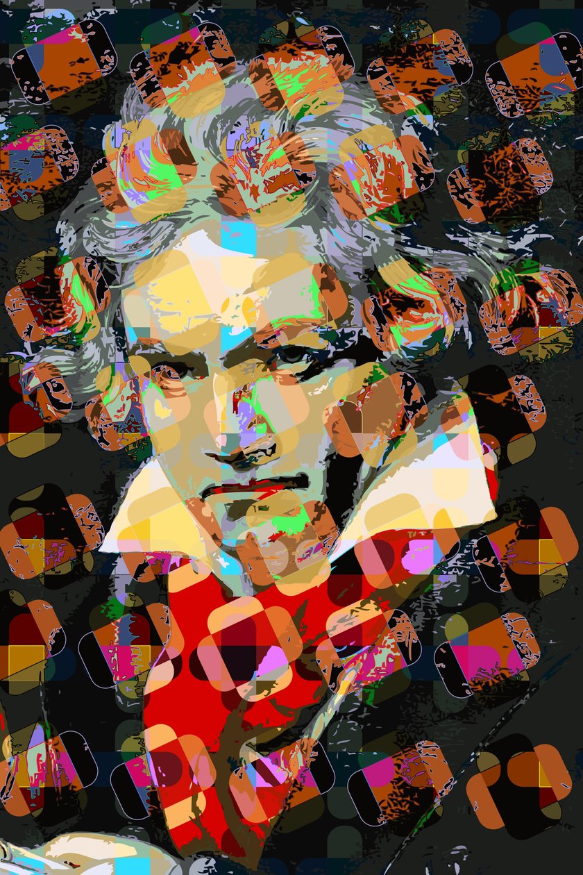 Ludwig van Beethoven (digitální) od Scott J. Davis