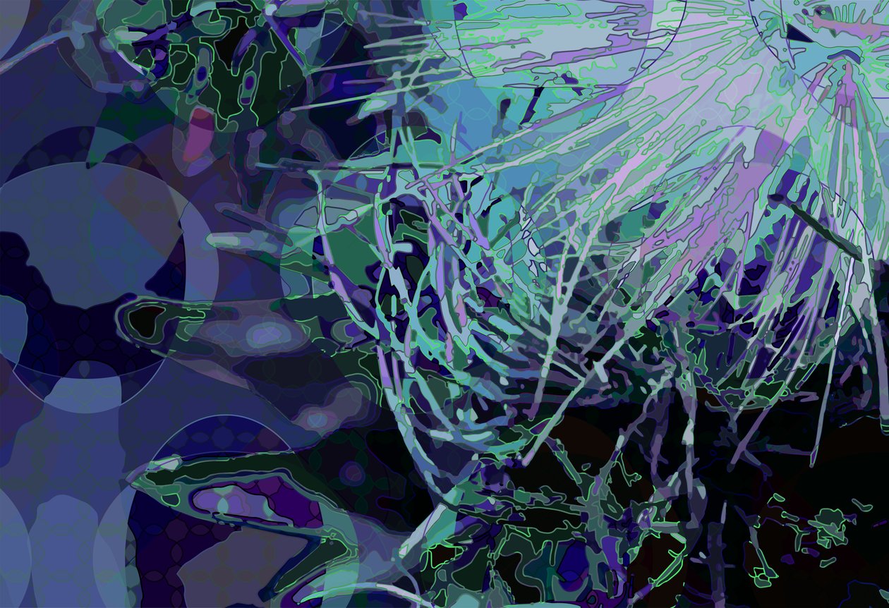 Artichoke_abst_horz4 (digitální) od Scott J. Davis