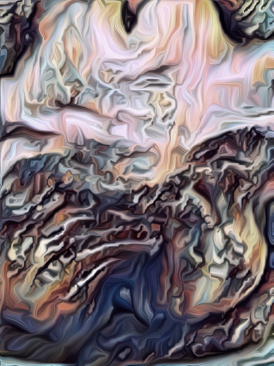 Blue Oyster, 2021 (digitální) od Scott J. Davis