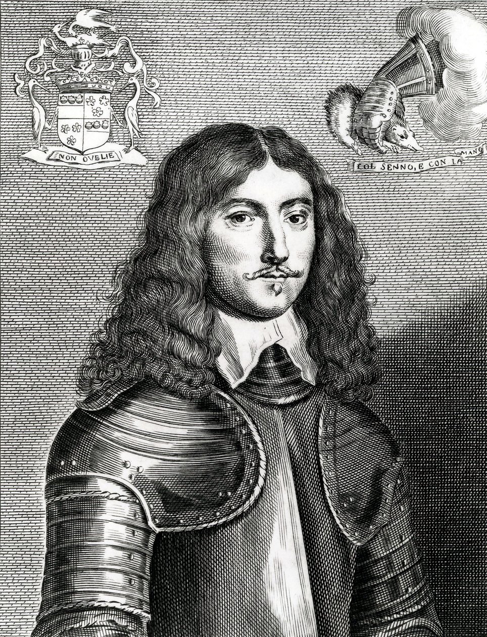 James Graham, markýz z Montrose, tisk od A. Mathama, kolem 1644-50 od Scottish School